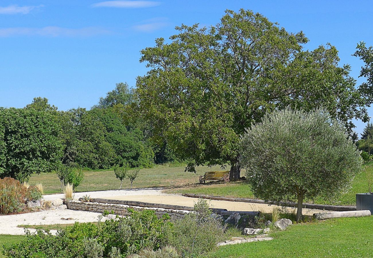 Ferienhaus in Rochegude - Mas zu vermieten, privater Pool, Bouleplatz