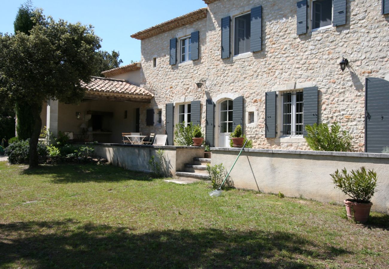 Ferienhaus in Saint-Restitut - Mas in der Drôme, Pool, Blick auf den Mont Ventoux