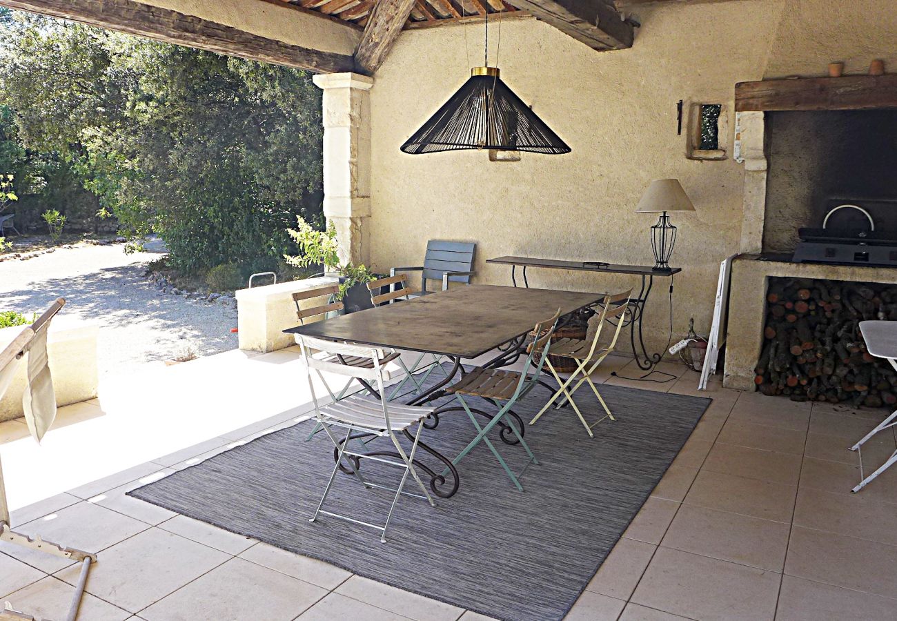 Ferienhaus in Saint-Restitut - Mas in der Drôme, Pool, Blick auf den Mont Ventoux