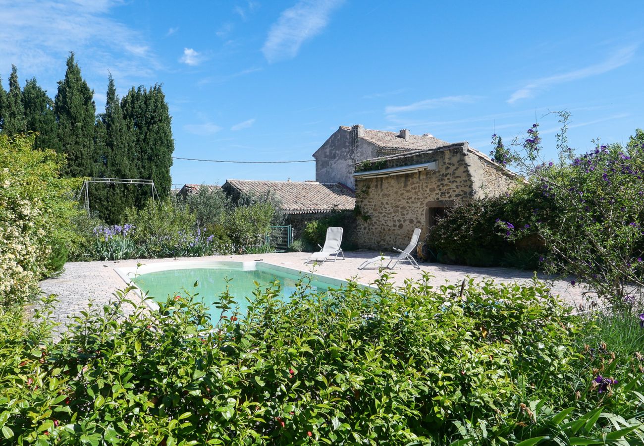 Ferienhaus in Rochegude - Dorfhaus, Authentizität, Charme mit privatem Pool