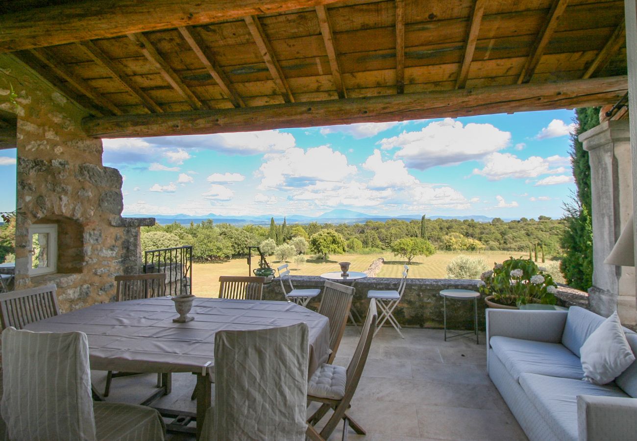 Ferienhaus in Saint-Restitut - Le Mas de Marie, in Drôme Provençale, eine 100% natürliche Klammer