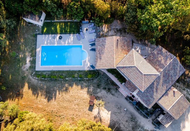 Villa in Saint-Restitut - Haus zur Miete, auf dem Lande, privates Schwimmbad in einer ruhigen Gegend