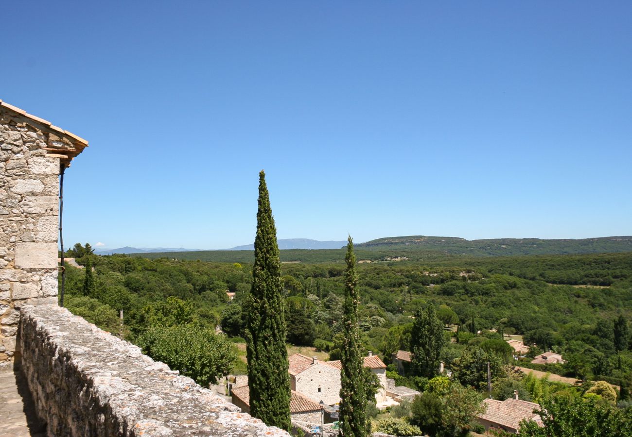 Ferienhaus in La Garde-Adhémar - Haus in denkmalgeschütztem Dorf mit Garten und Jacuzzi