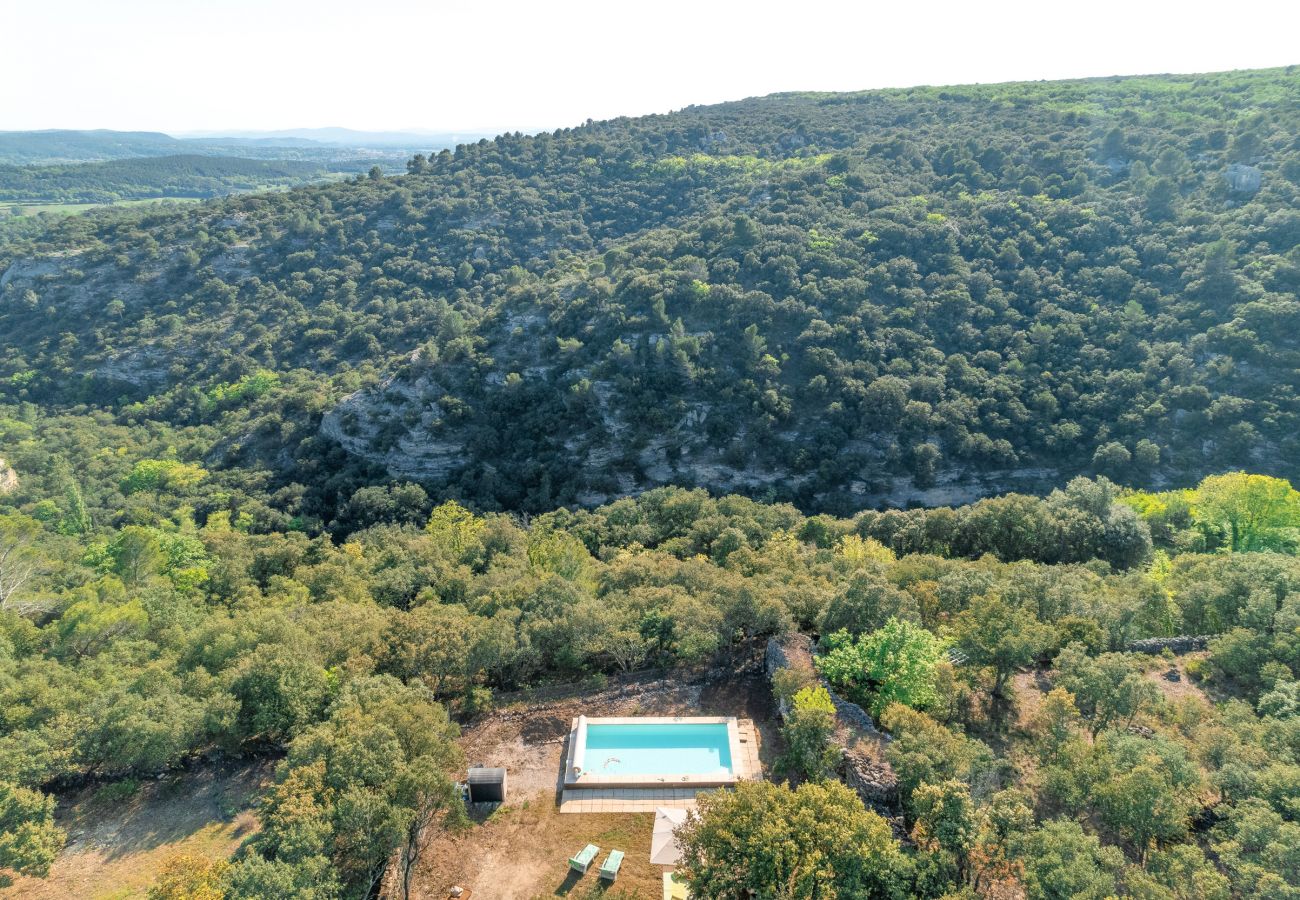 Villa in Saint-Restitut - Villa Roche Blanche, privater Pool und umzäunter Garten