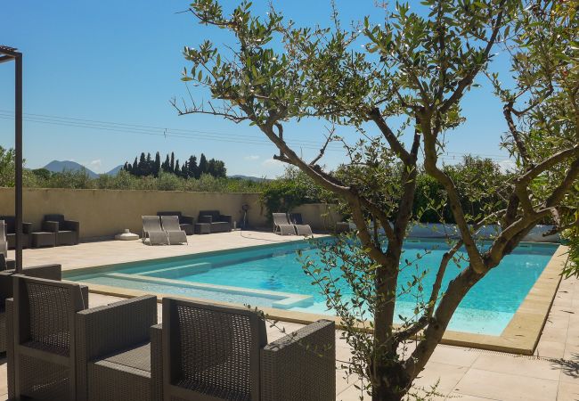 Landhaus in Valréas - SOLEIL COUCHANT,Ferienhaus in der Provence , beheizter Pool