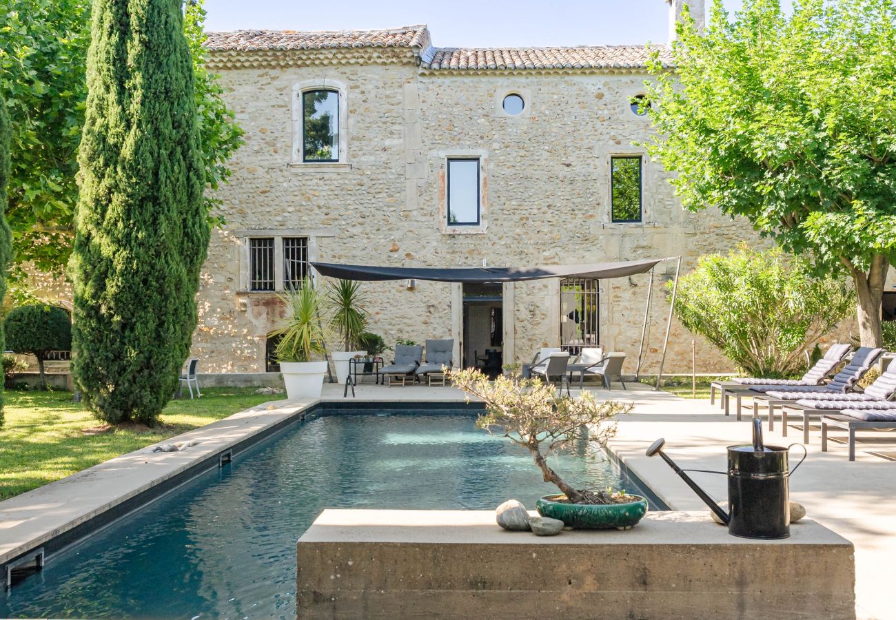 Ferienhaus in Tulette - La Mancelone, außergewöhnliches Haus zu vermieten, mit Swimmingpool