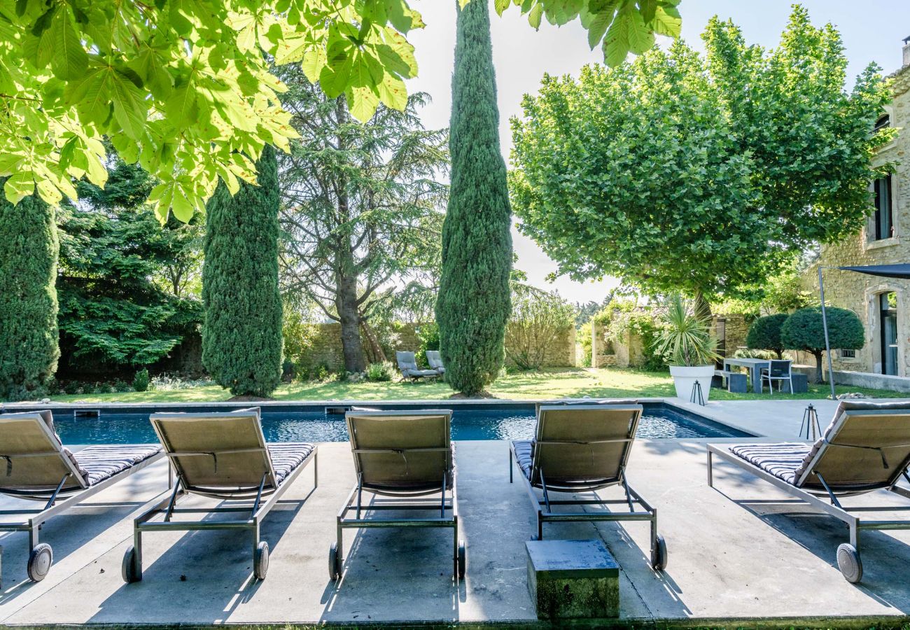 Ferienhaus in Tulette - La Mancelone, außergewöhnliches Haus zu vermieten, mit Swimmingpool