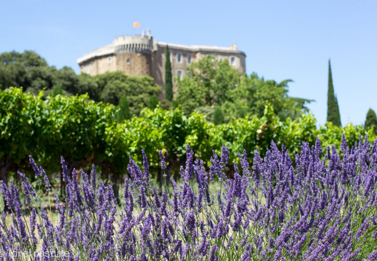 Villa in Clansayes - La Villa des Amoureux, charme in Drôme Provençale, met beveiligd zwembad