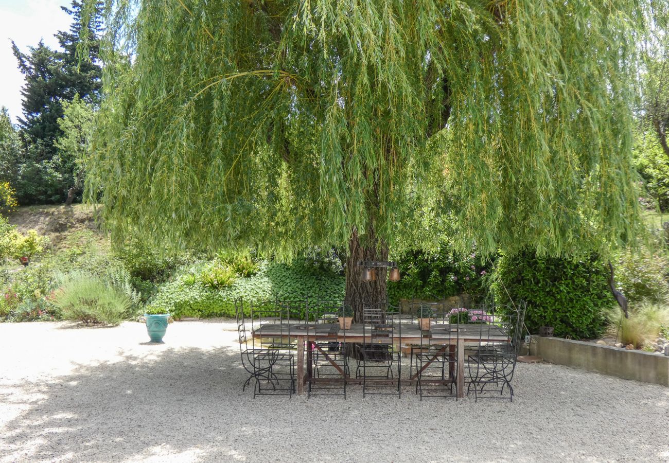 Villa in La Garde-Adhémar - Le Mas de la Toulissière, zwembad en tuin in Drôme Provençale