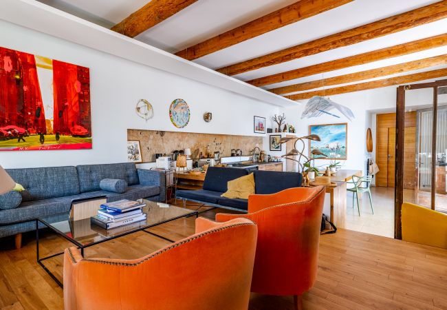 Huis in Sérignan-du-Comtat - Provençaals huis met binnenplaats en vijver - Provence Huis in Sérignan-du-Comtat - Provençaals huis met binnenplaats en vijver - Provence