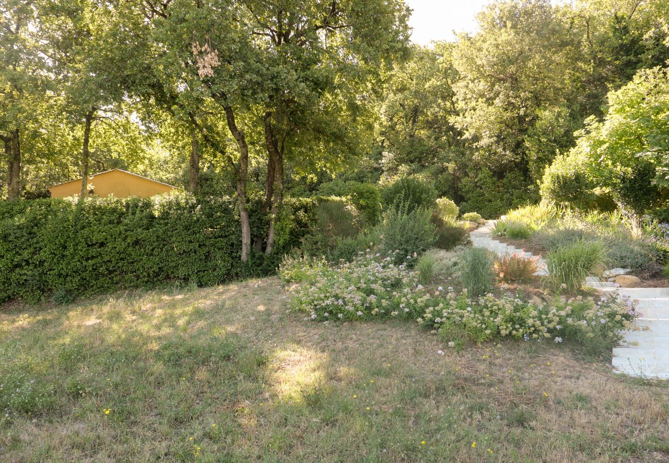 Huis in Saint-Paul-Trois-Châteaux - het kleine huis op de colline,zwembad en petanquebaan 