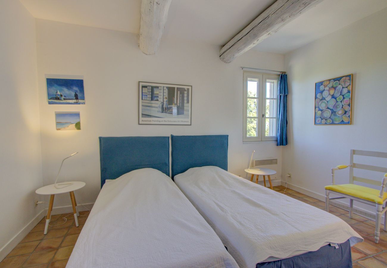 House in Saint-Restitut - Stone Provencal farmhouse with panoramic view & swimming pool- Saint-Restitut