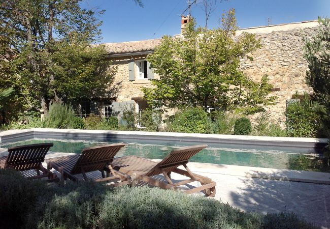  in Rousset-les-Vignes - Lake house with private pool, in Drôme Provençale