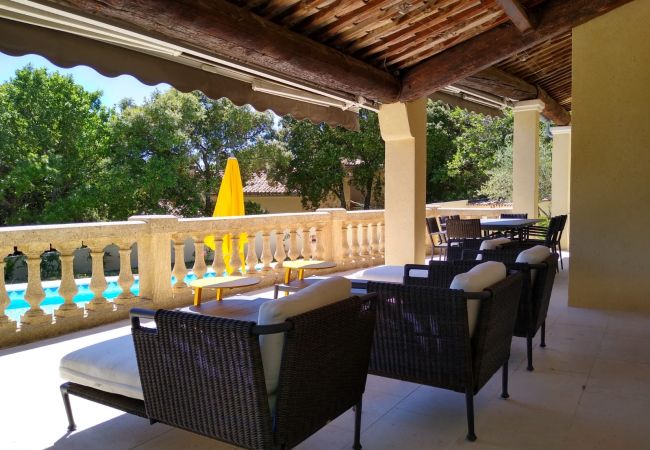 Villa in Clansayes - La Villa des Amoureux, charm in Drôme Provençale, with secured swimming pool