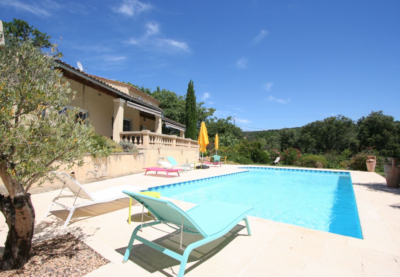 Villa in Clansayes - La Villa des Amoureux, charm in Drôme Provençale, with secured swimming pool