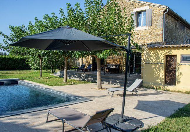  in Bouchet - Village farmhouse, enclosed garden and private swimming pool 