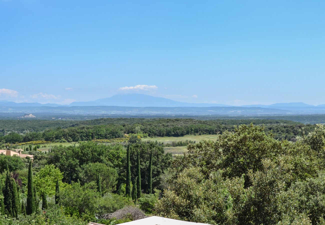 Villa in Réauville - La Villa Regardelle, breathtaking view, fenced pool, near Grignan