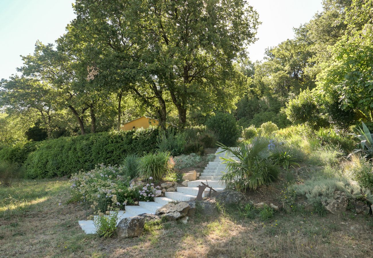 House in Saint-Paul-Trois-Châteaux - little house on the colline,swimming pool and petanque court 