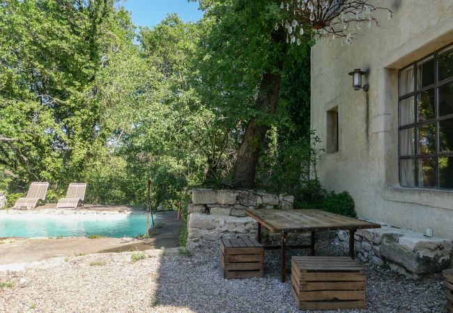House in Chantemerle-lès-Grignan -   Cypress trees by the church, charming village house 