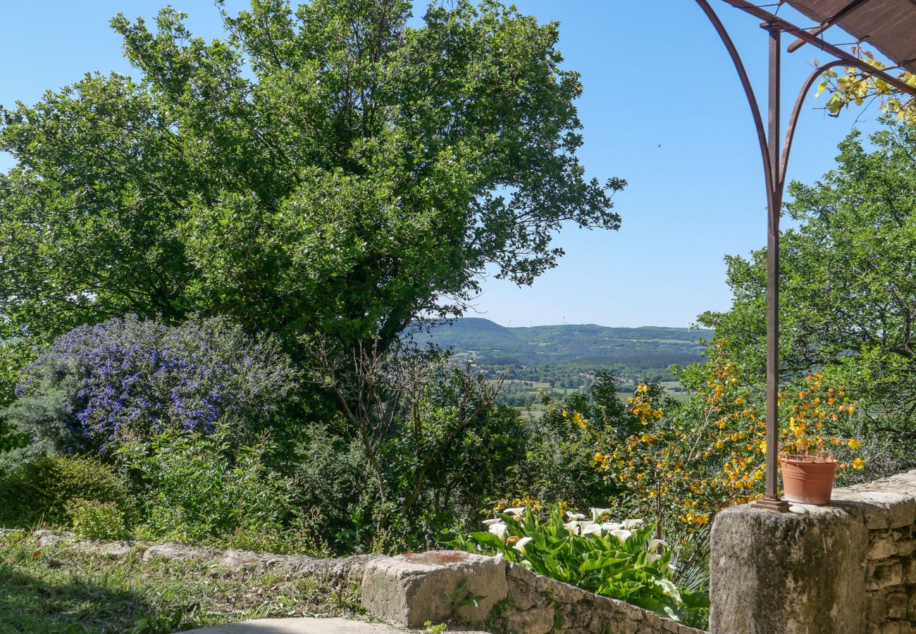 House in Chantemerle-lès-Grignan -   Cypress trees by the church, charming village house 