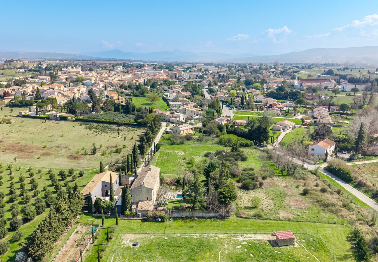 House in Tulette - La Mancelone, exceptional property to rent, with heated swimming pool