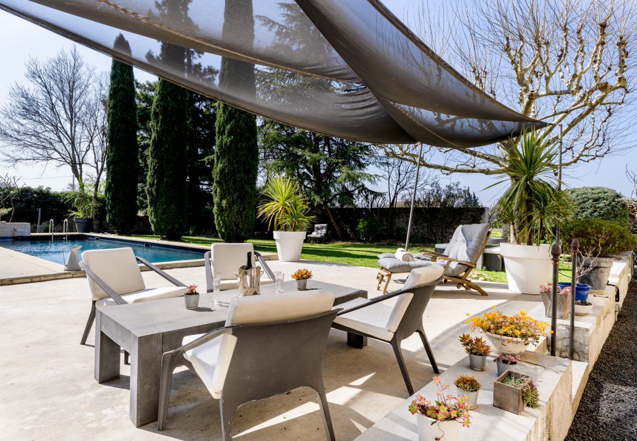 House in Tulette - La Mancelone, exceptional property to rent, with heated swimming pool
