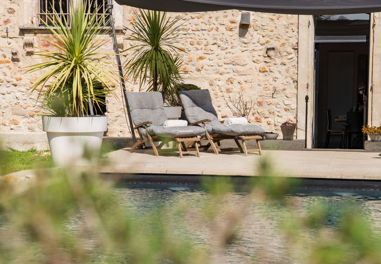 House in Tulette - La Mancelone, exceptional property to rent, with heated swimming pool