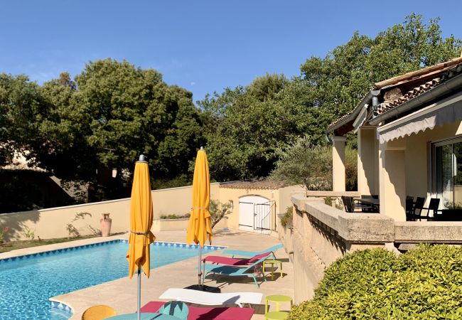 villa à Clansayes - La Villa des Amoureux, charme en Drôme Provençale, avec piscine sécurisée