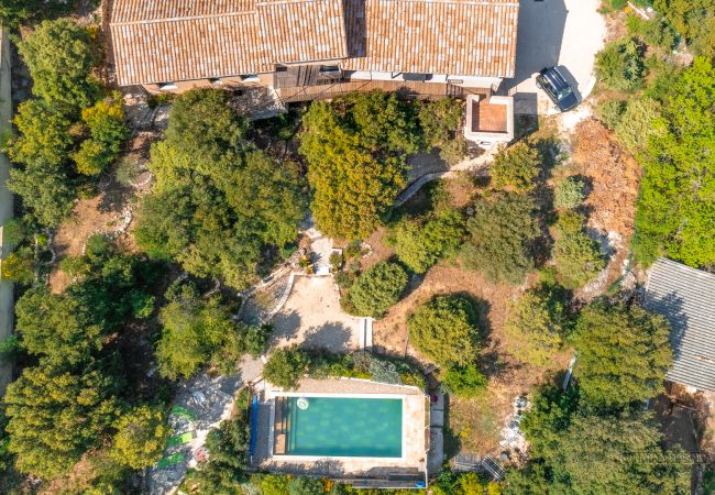 villa à Réauville - La Villa Regardelle, vue imprenable, piscine clôturée, proche Grignan