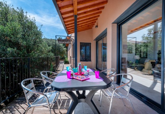 Villa à Réauville - La Villa moderne, avec piscine & vue en Drôme Provençale Villa à Réauville - La Villa moderne, avec piscine & vue en Drôme Provençale
