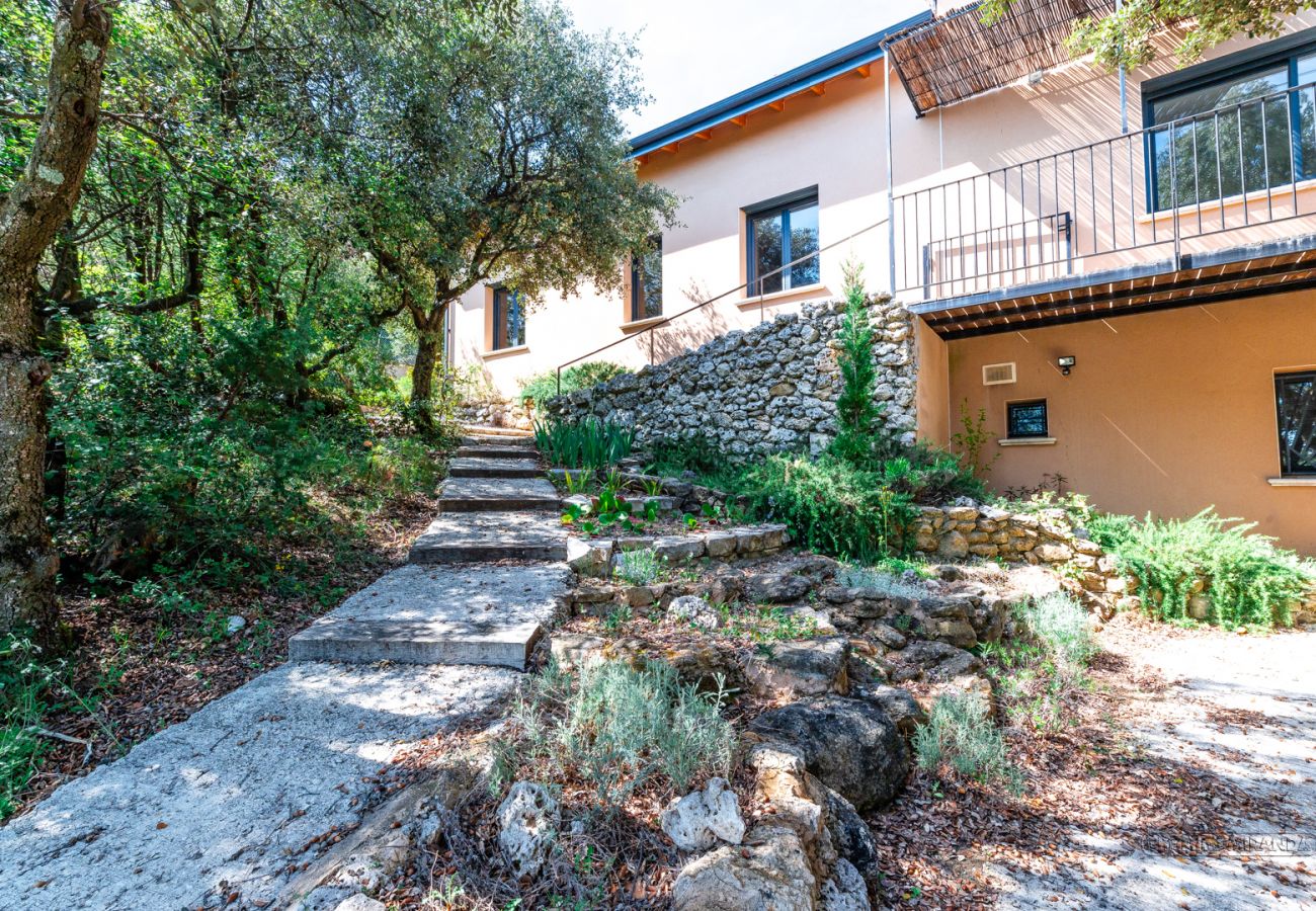 Villa à Réauville - La Villa Regardelle, vue imprenable, piscine clôturée, proche Grignan