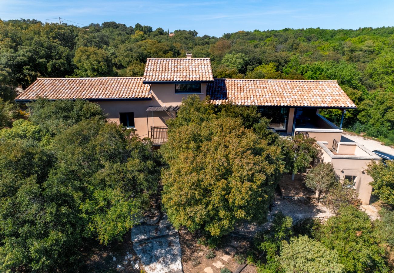 Villa à Réauville - La Villa Regardelle, vue imprenable, piscine clôturée, proche Grignan