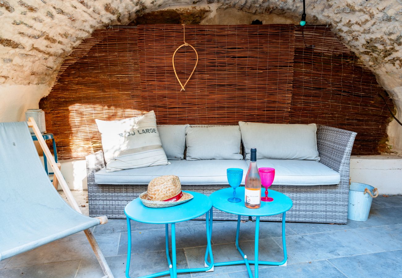 Maison à Grignan - La Maison Rose, au cœur de Grignan, Terrasse privative 