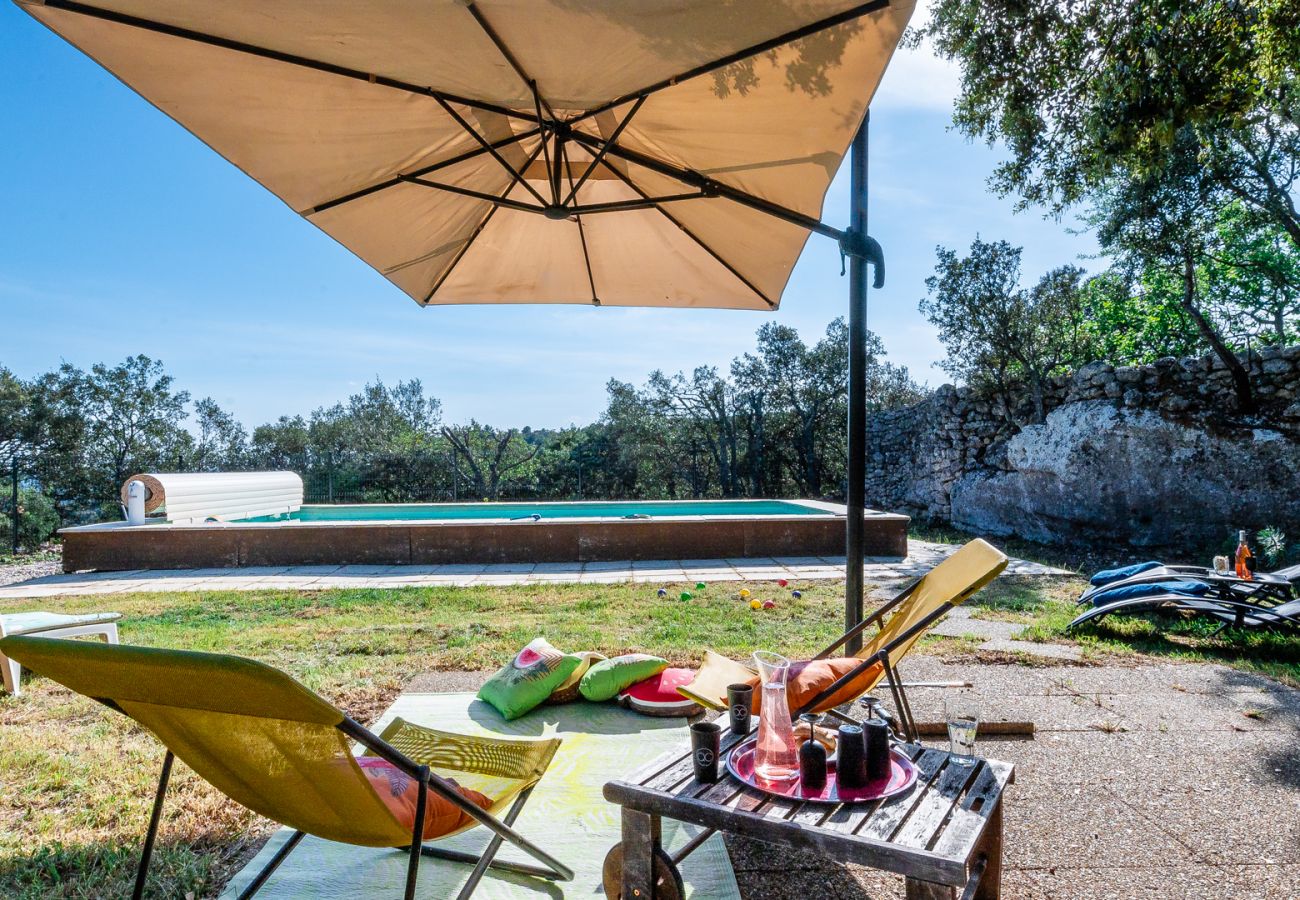 Villa à Saint-Restitut - Villa Roche Blanche, piscine privée et jardin clos