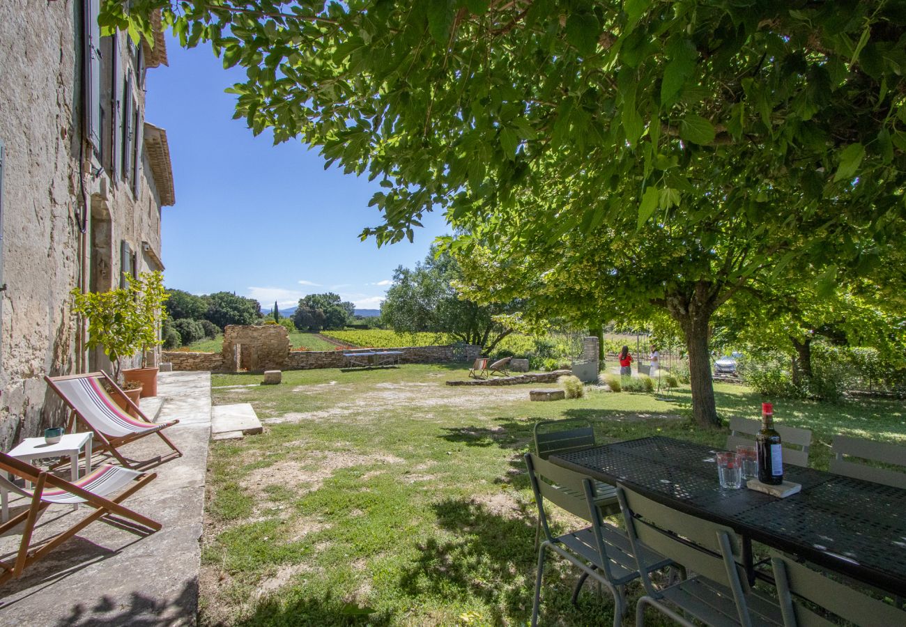 Maison à La Baume-de-Transit - Ferme en pierres rénovée avec piscine & jardin – Drôme Provençale