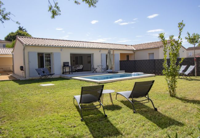 villa à Suze-la-Rousse - Syrah Villa neuve avec piscine privée au coeur du village - 4 pers.